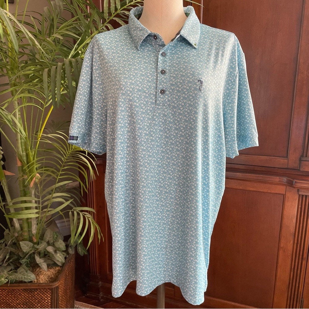 William Murray Martini Gold Polo Mens Size Large